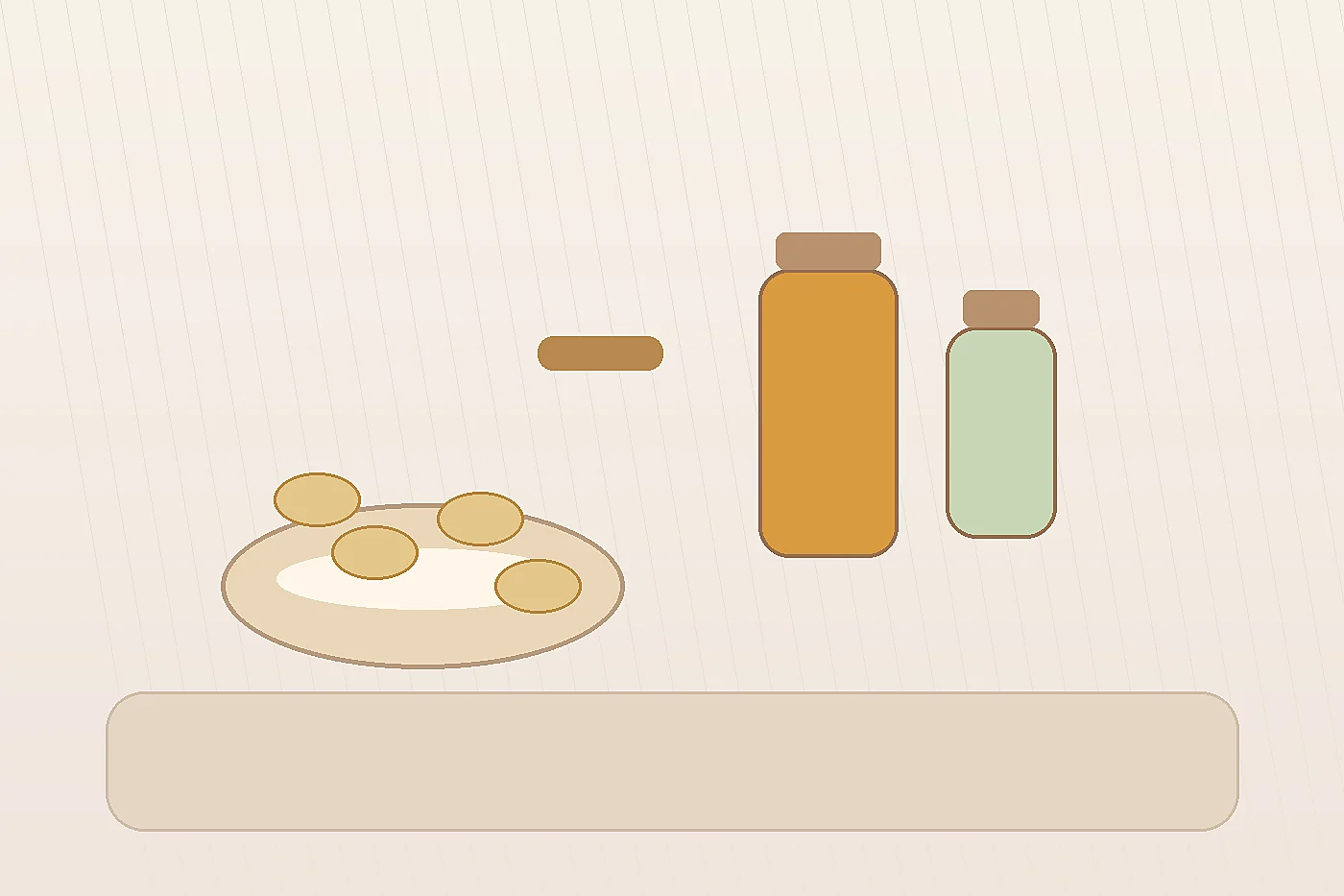 Honey jar oats aloe and mask bowl in a soft beige face mask still life