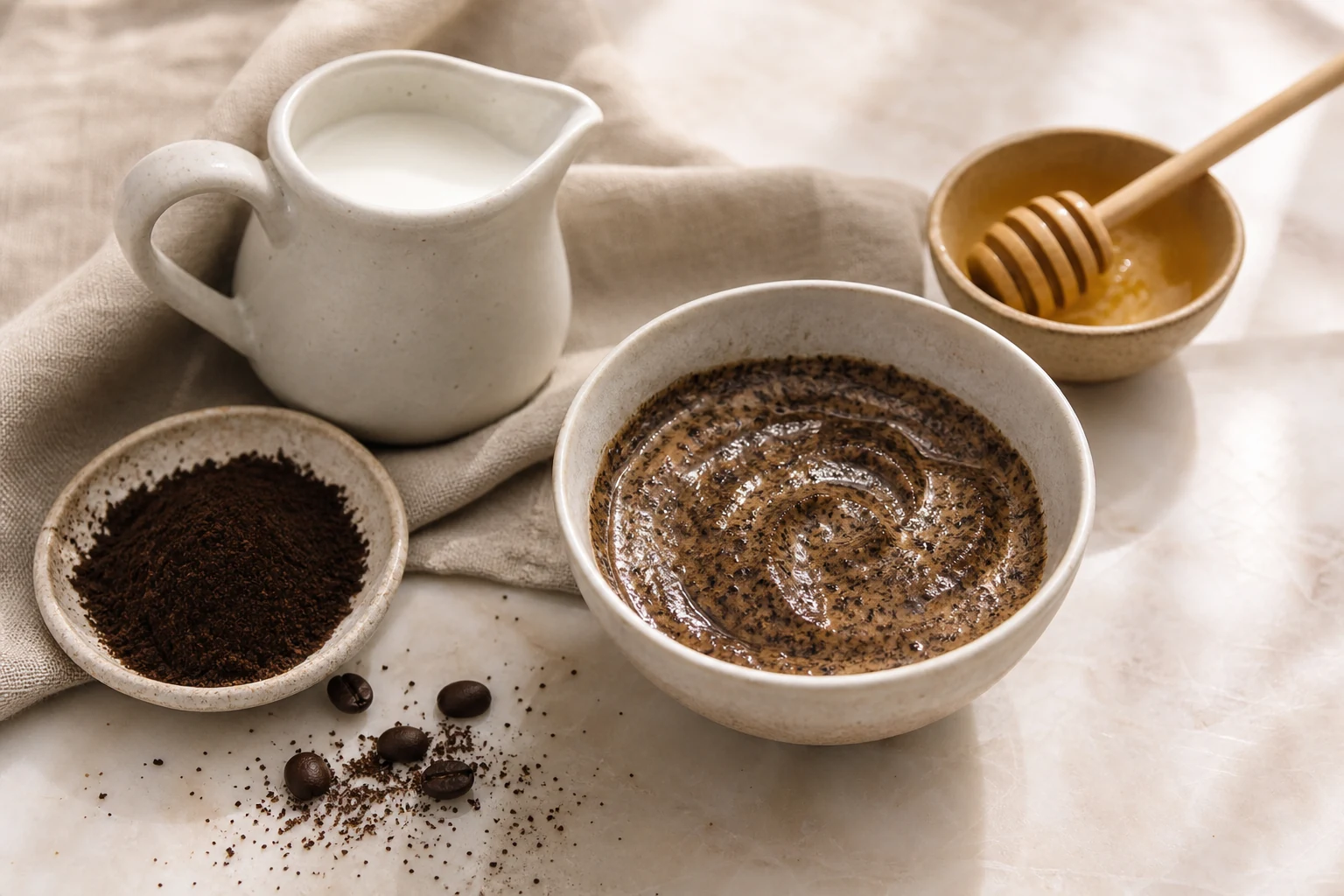 Coffee Milk Smooth Mask