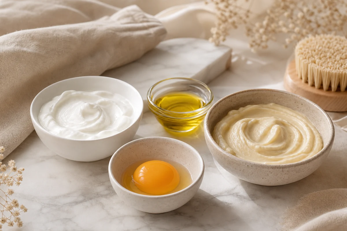 Egg Olive Strength Mask