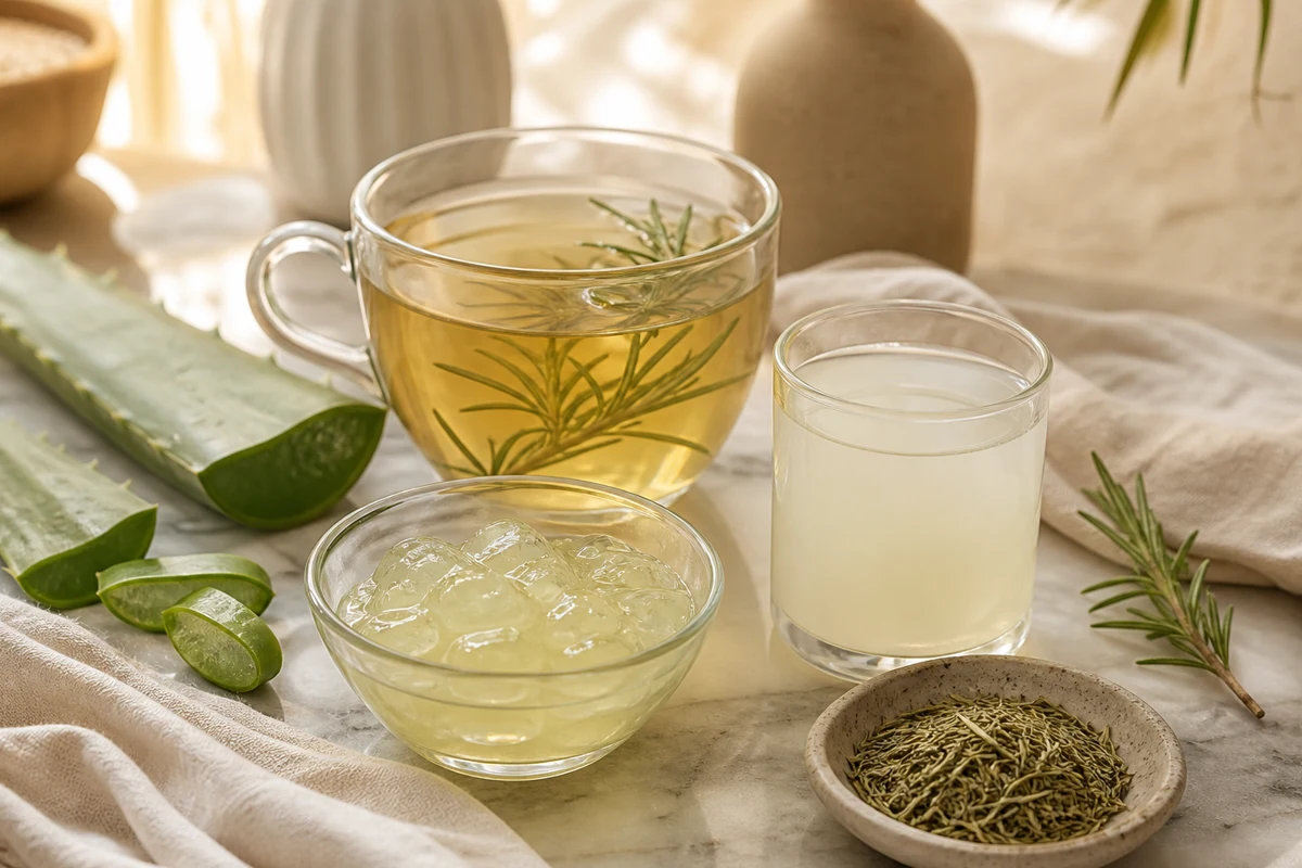 Rosemary Rice Water Rinse